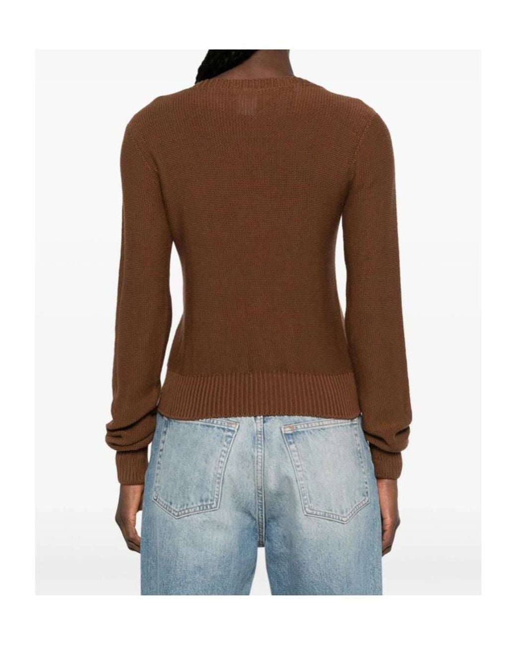 Baserange Brown Long-Sleeved Knitwear