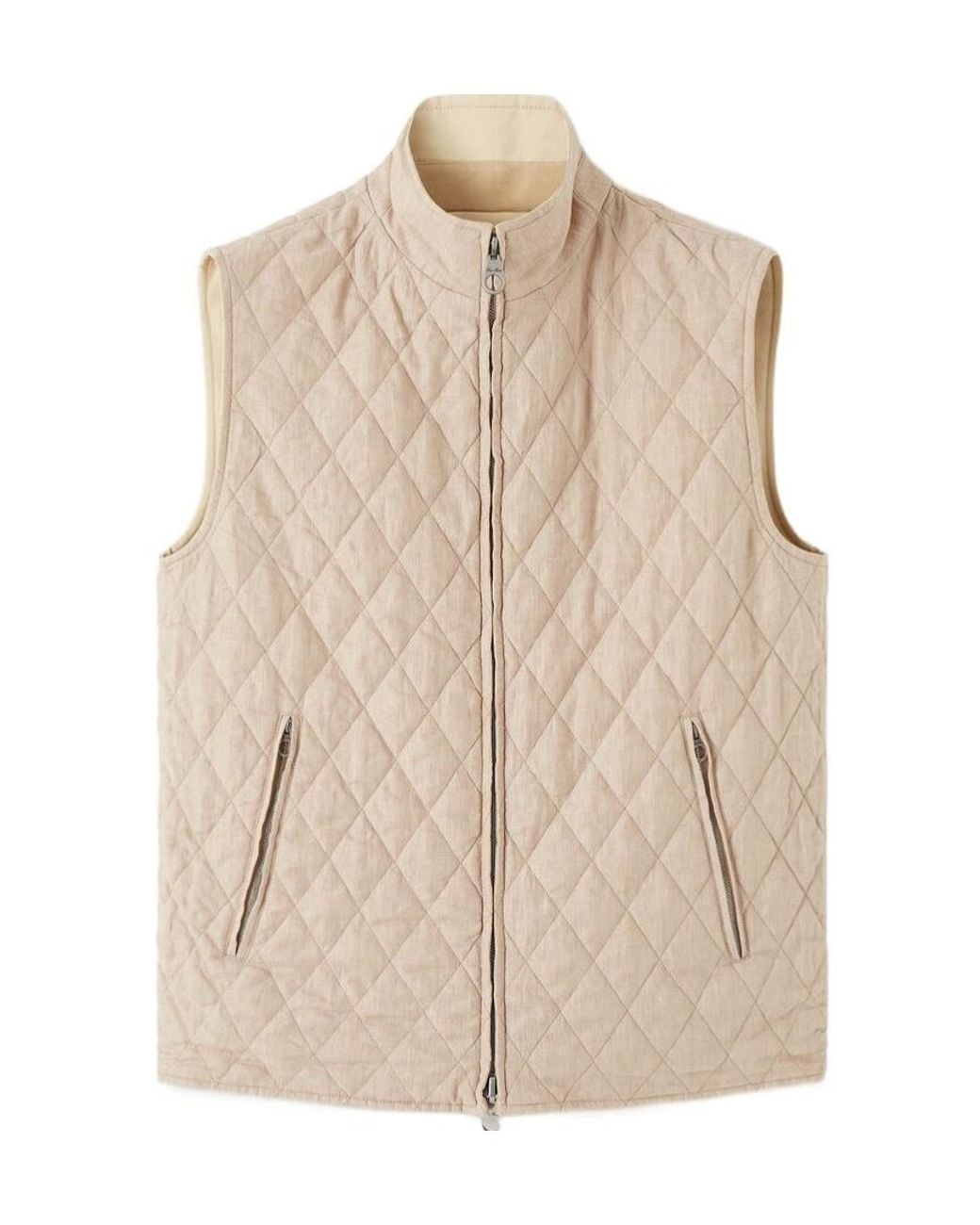 Loro Piana Natural Sleeveless Vest for men