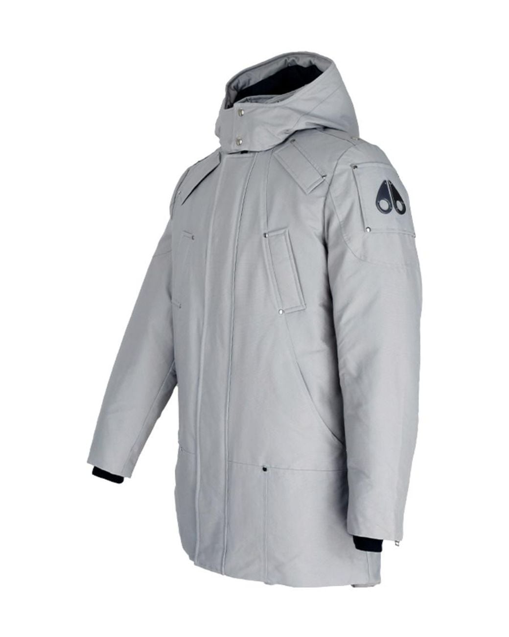 Moose Knuckles Gray Saint Ulric Padded Parka for men