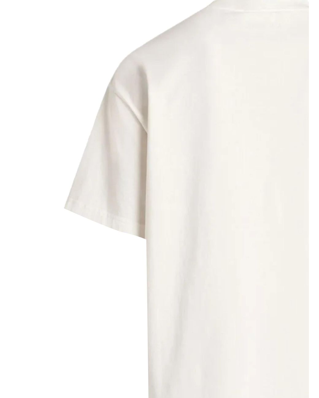 Courreges White Courrèges Ac-Logo Crewneck T-Shirt for men