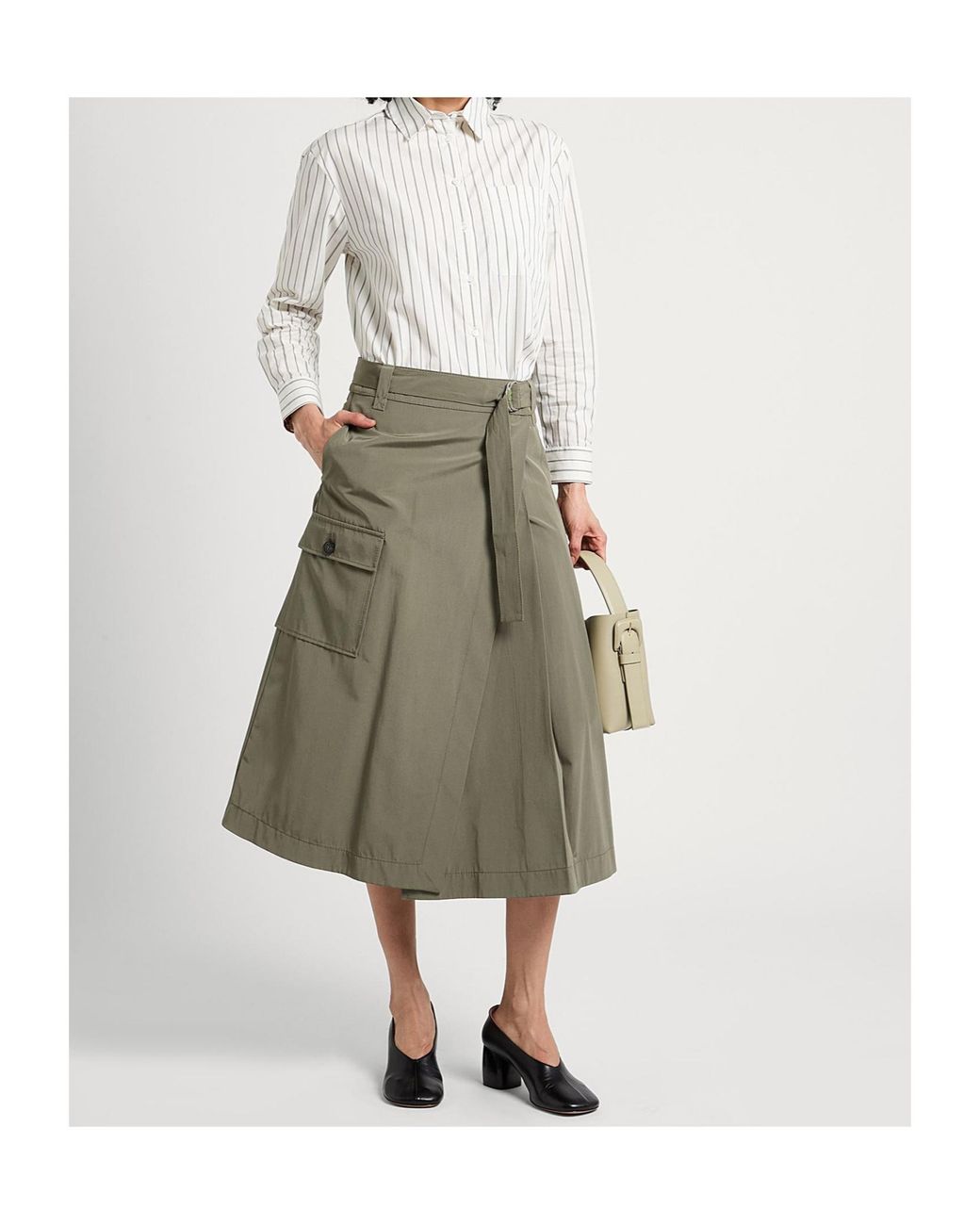 MAX&Co. White Long Sleeve Shirt