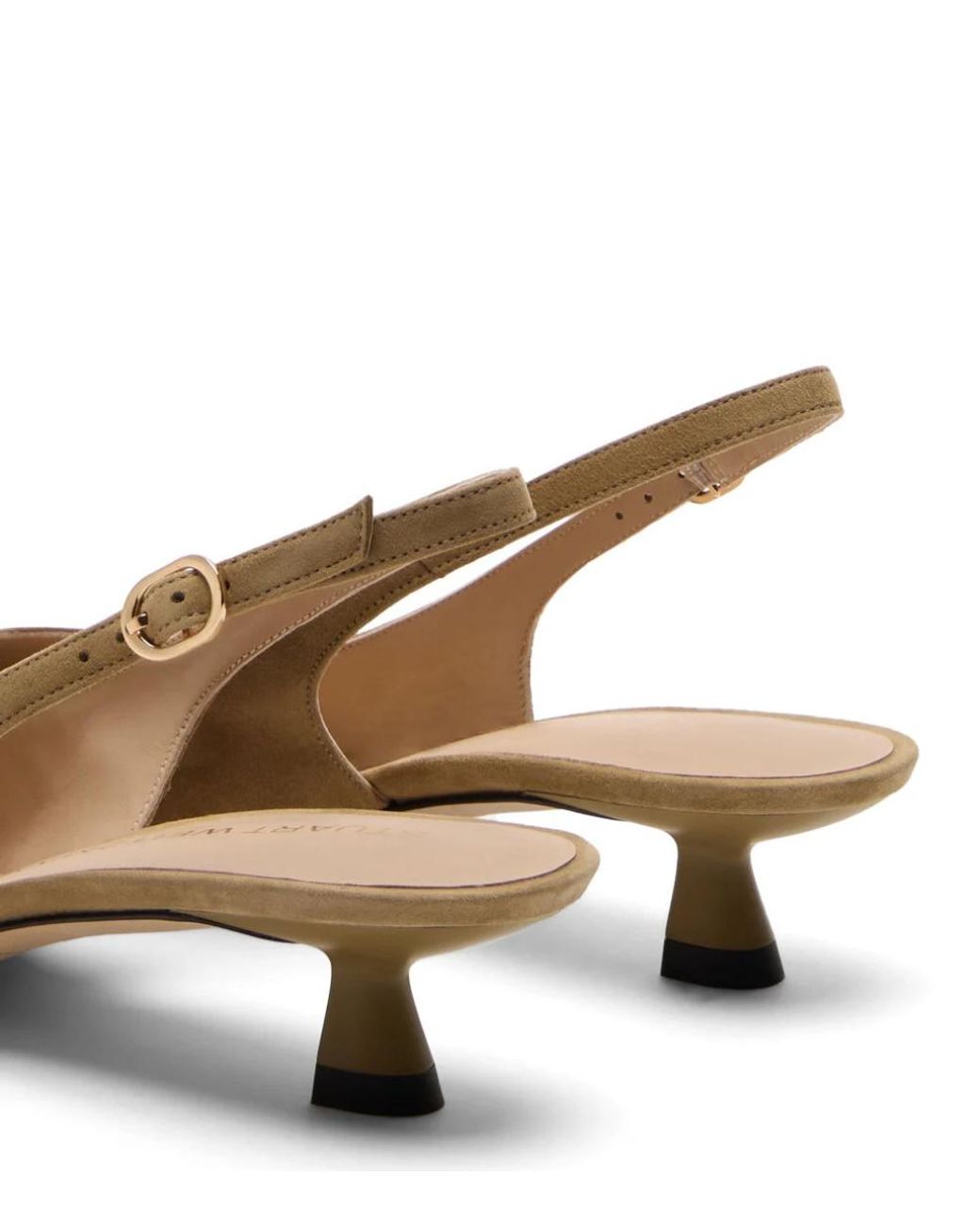Stuart Weitzman Brown Stuart Sculpt Slingback 35