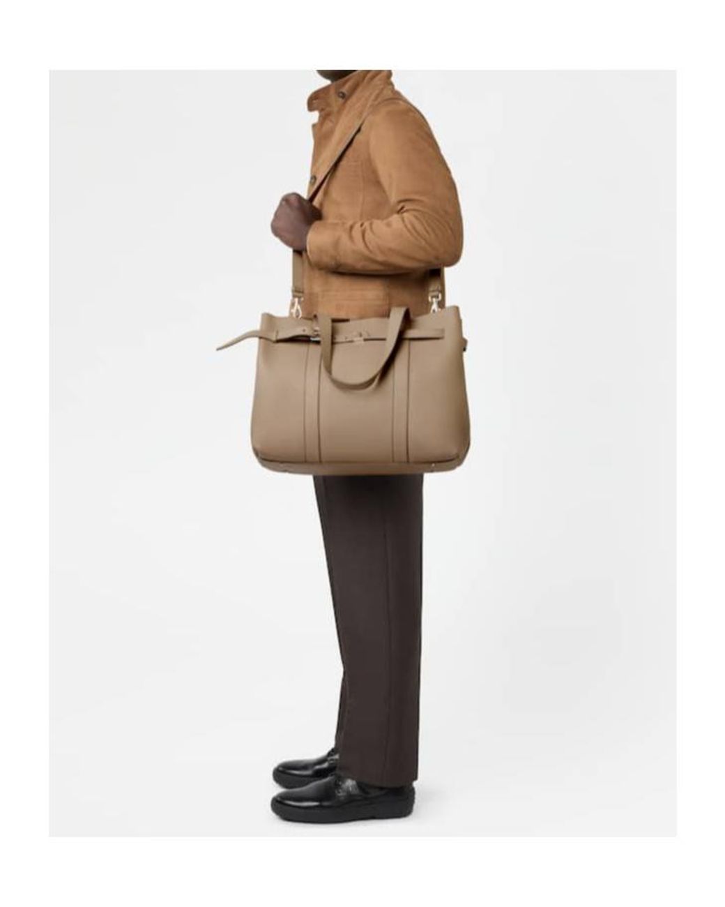 Tod's Natural T Timless Leather Shoulder Bag