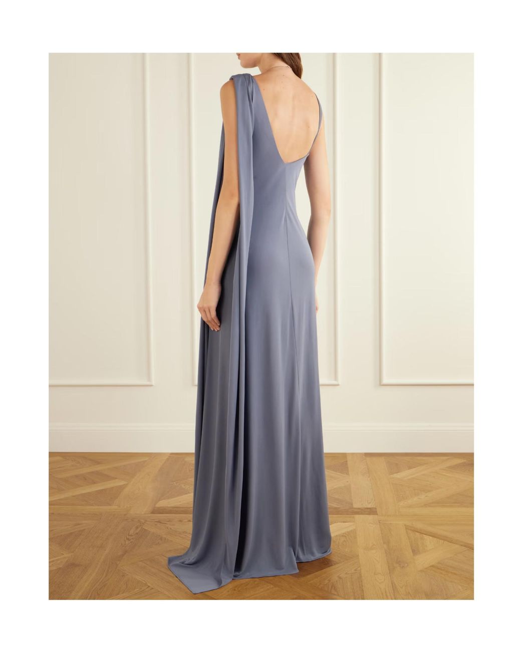 Kallmeyer Blue Roma Matte-Jersey Gown