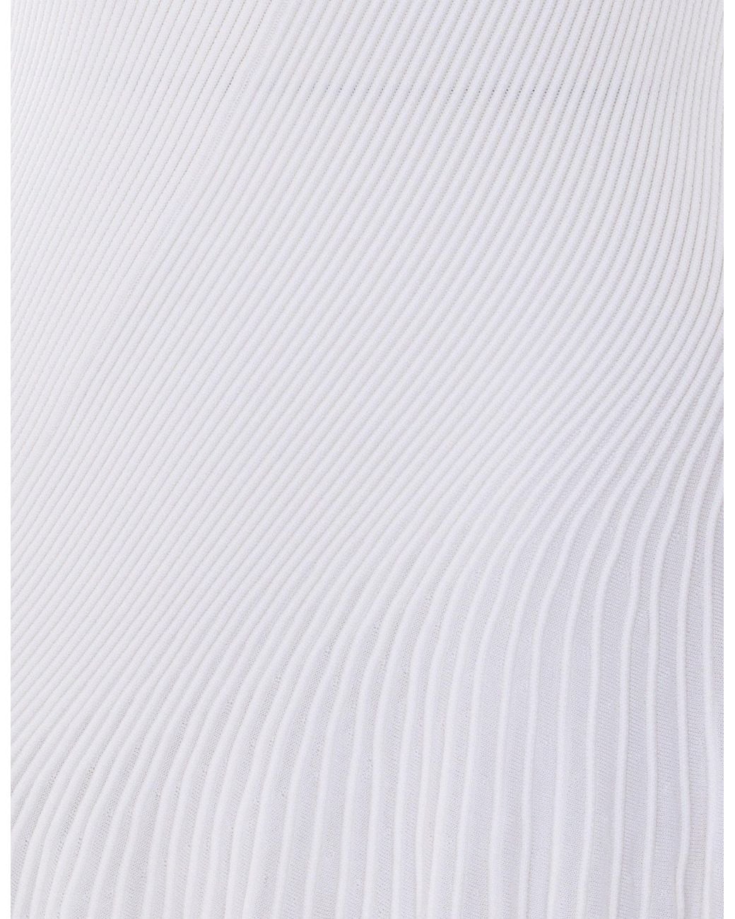 Alaïa White Alaïa Twisted Dress