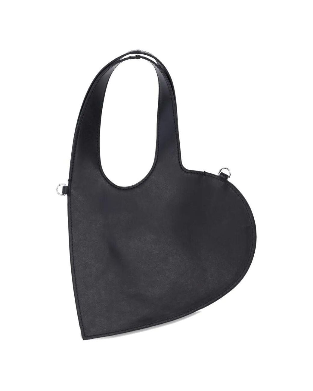 Coperni Black Mini Heart Tote Bag