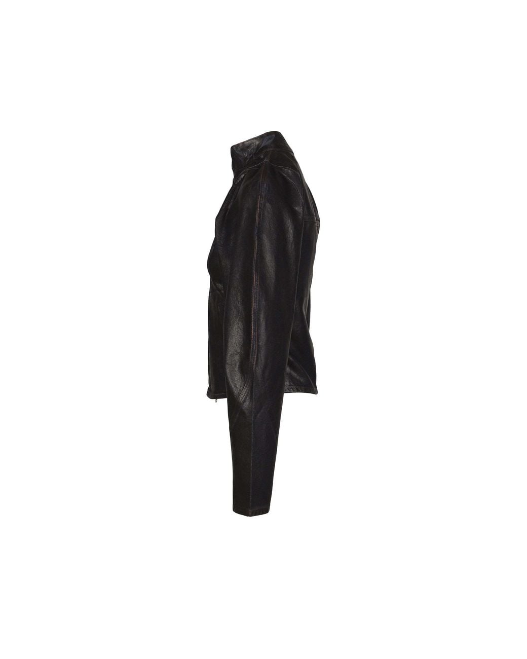 OTTOLINGER Black Stand-Up Collar Denim Jacket