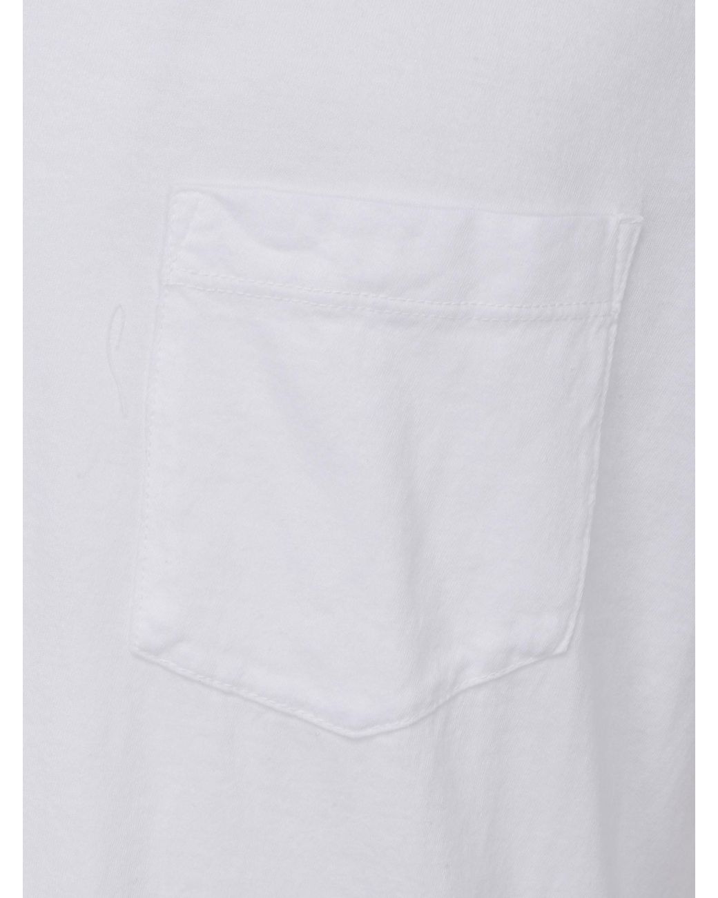 James Perse White Crewneck Short-Sleeved T-Shirt for men