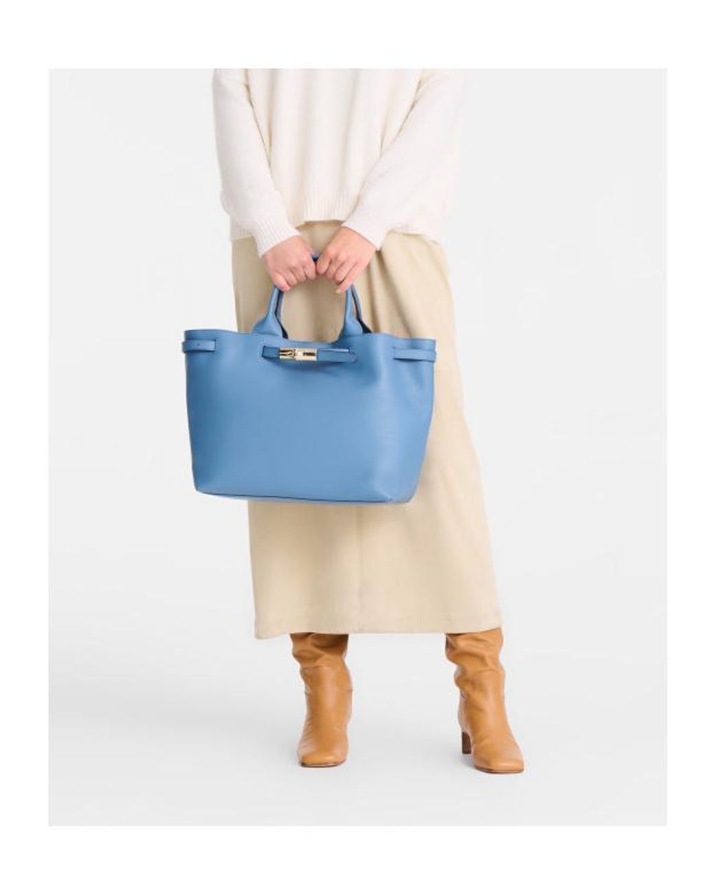 Longchamp Blue Le Smart Tote Bag