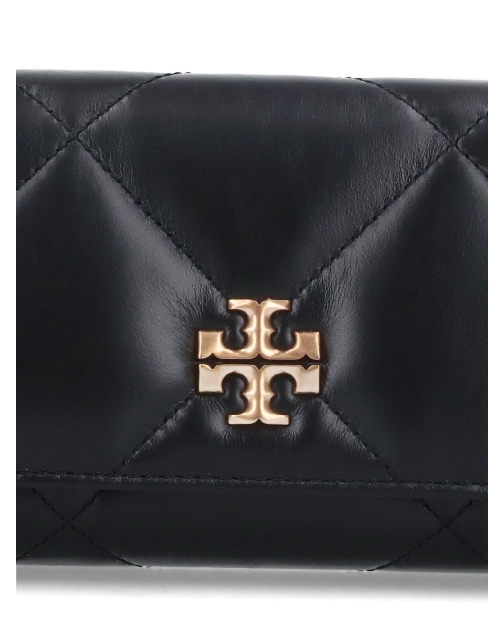 Tory Burch Black Logo-Plaque Wallet
