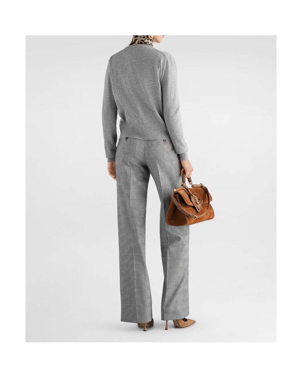 Dolce & Gabbana Gray Cashmere Top