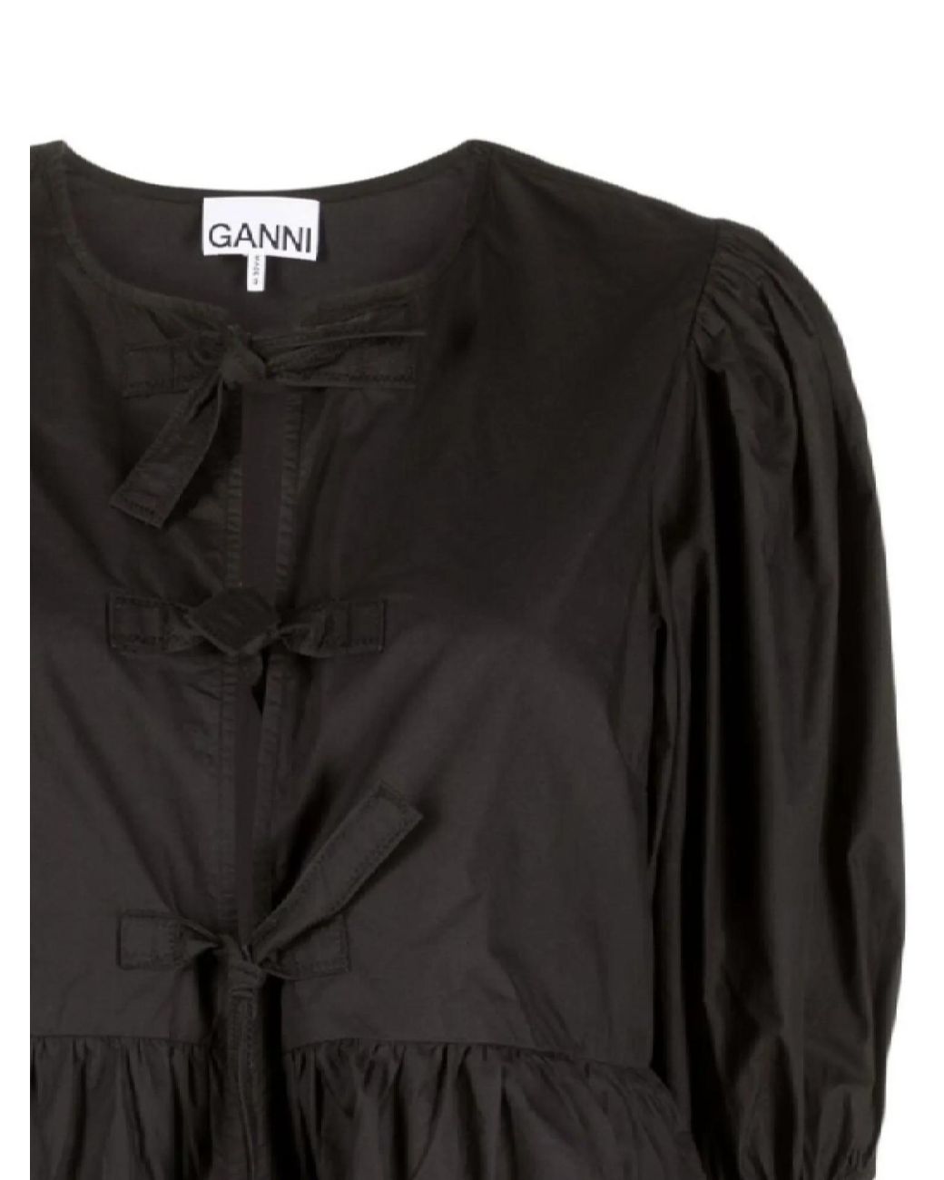 Ganni Blue Poplin Shirt