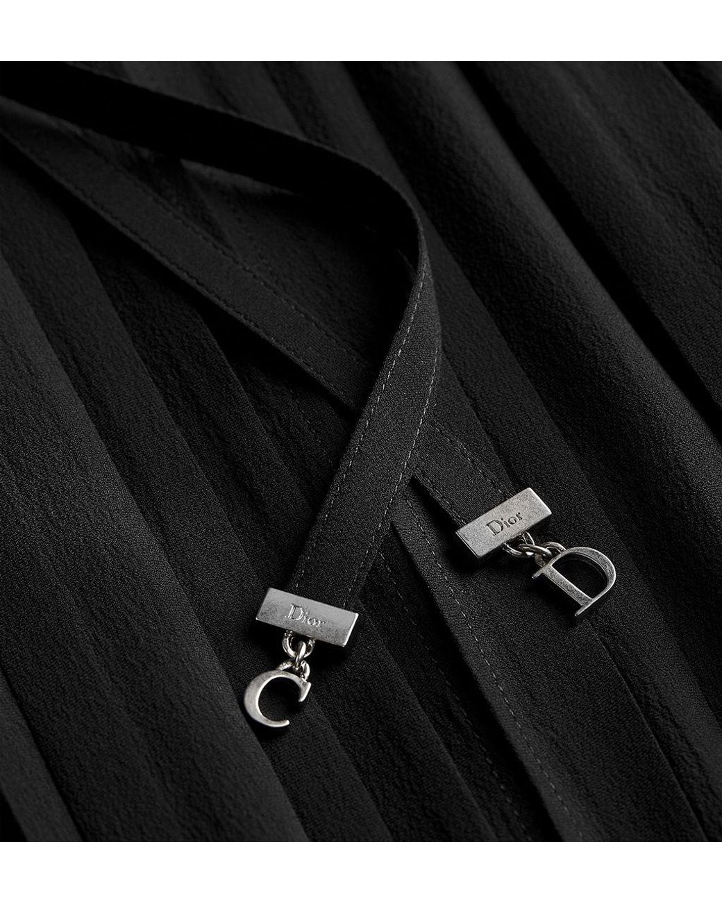 Dior Black Iviera Long Flared Dress