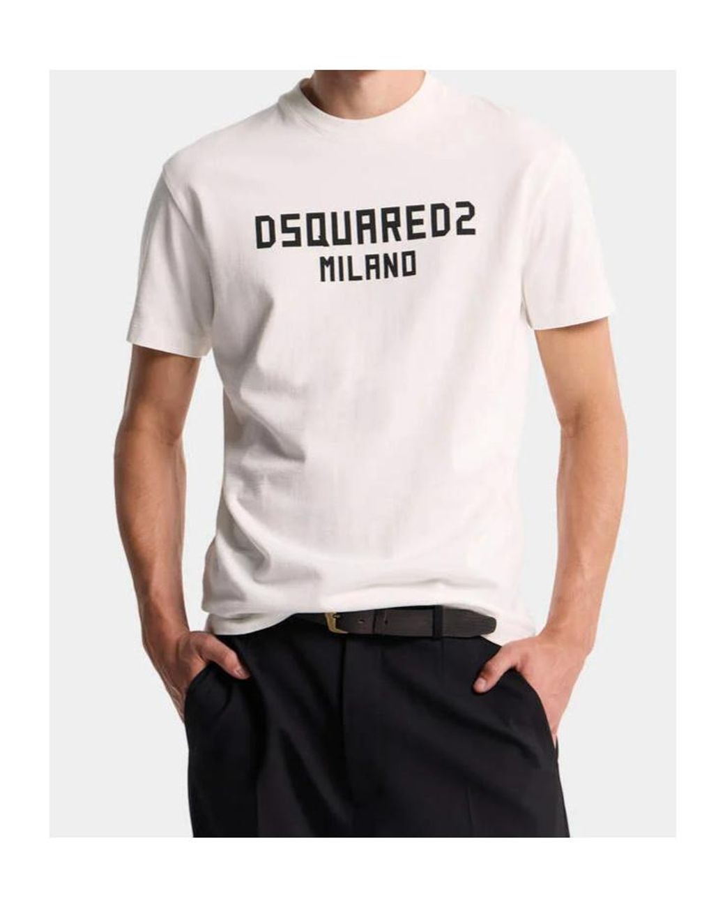 DSquared² White Milano Cool Fit T-Shirt for men