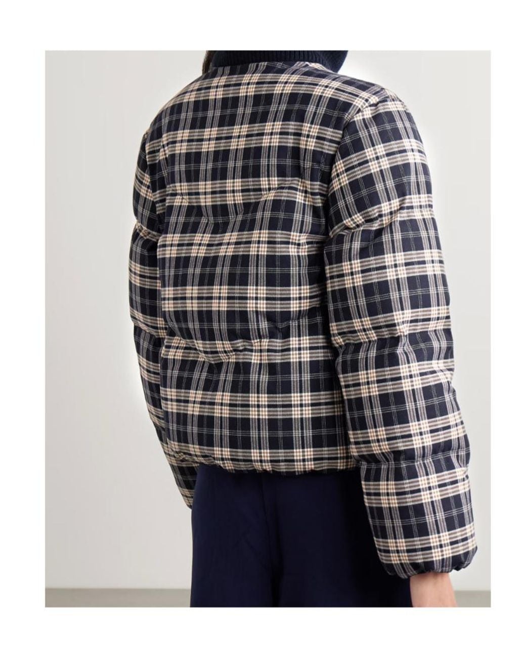 Varley Black Plaid Jacket