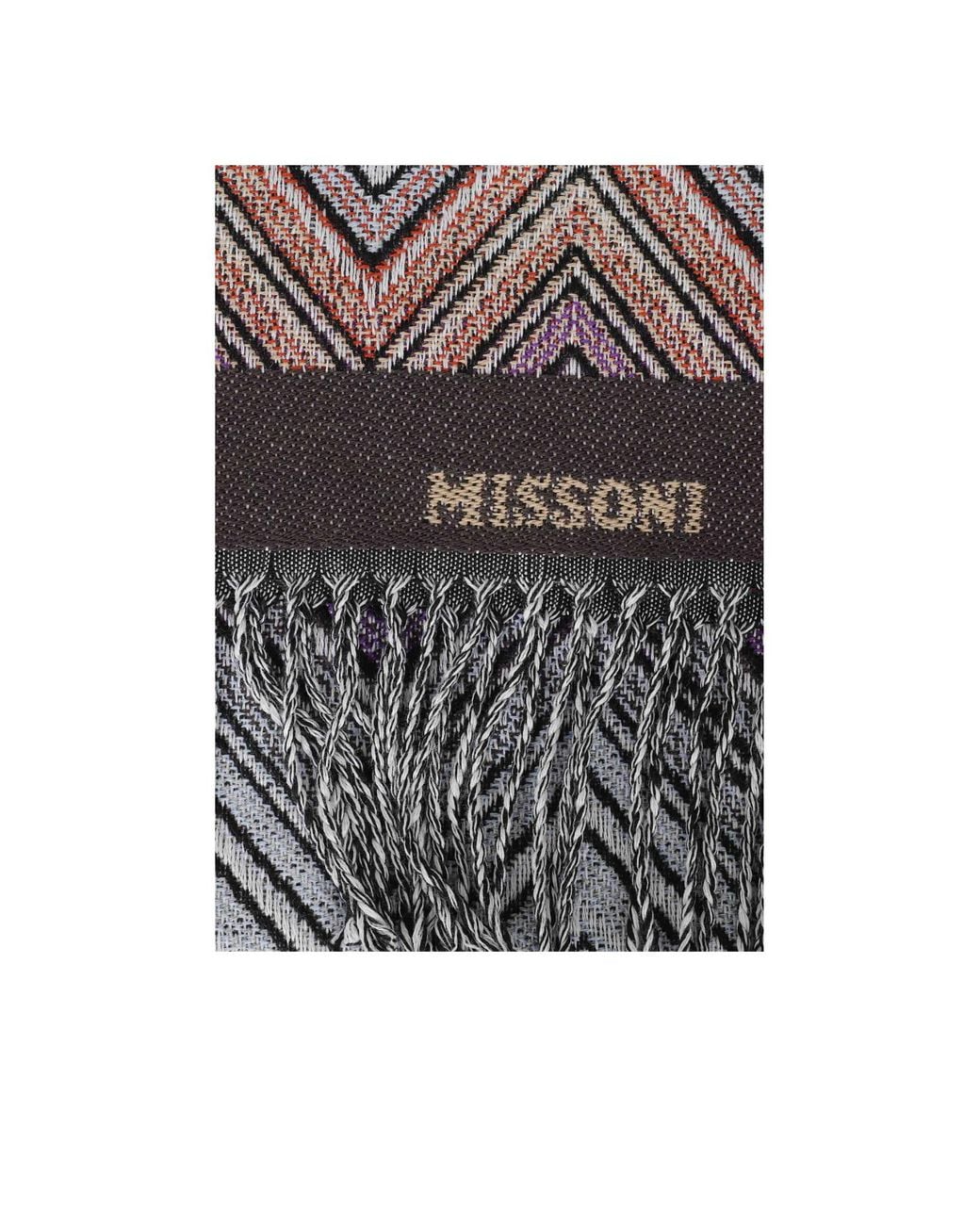 Missoni Gray Tassel Scarf