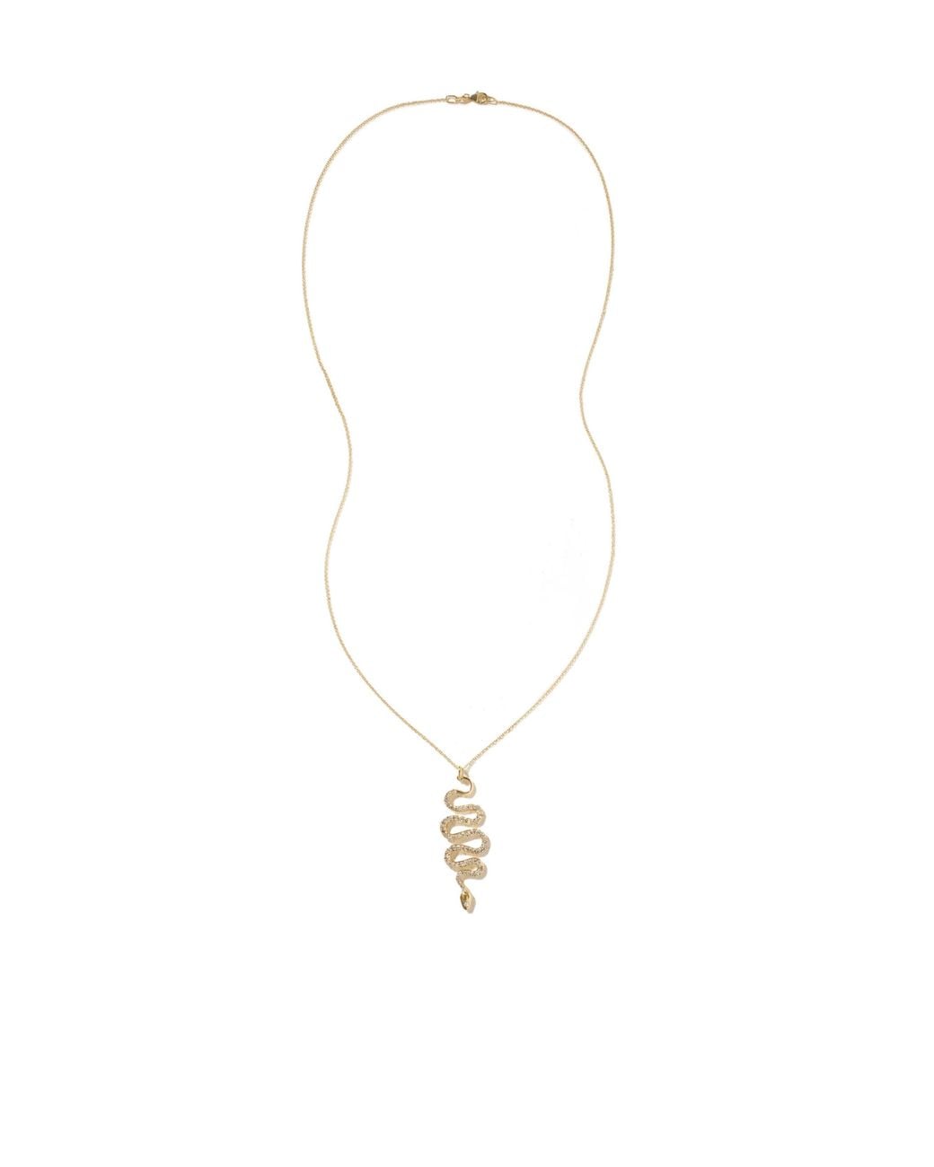 Ileana Makri White Mamba 18-Karat Diamond Necklace