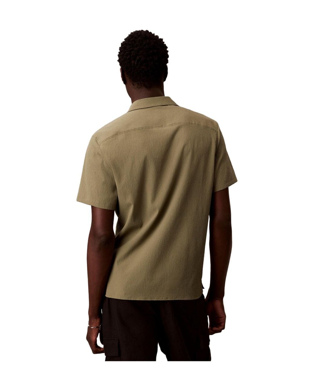 Calvin Klein Green Shortsleeve Shirt for men