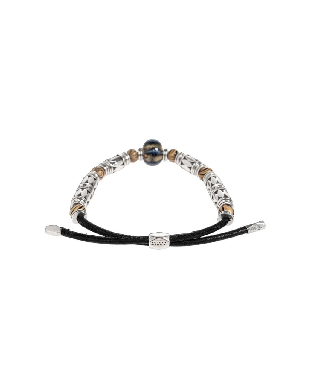 Isabel Marant White Beaded Bracelet for men