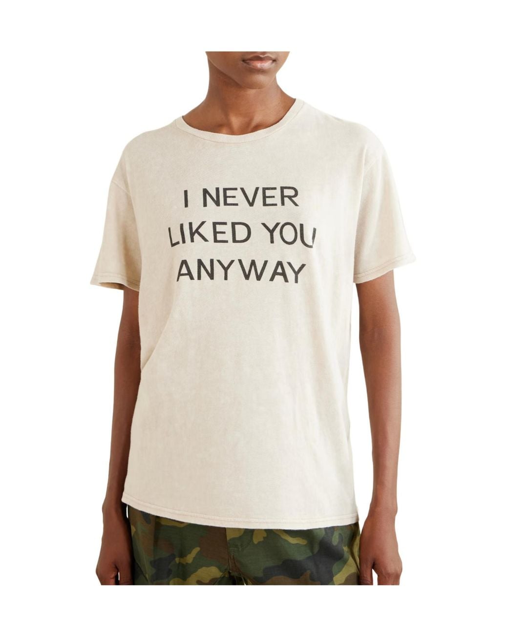 R13 White I Never Liked You Boy T-Shirt