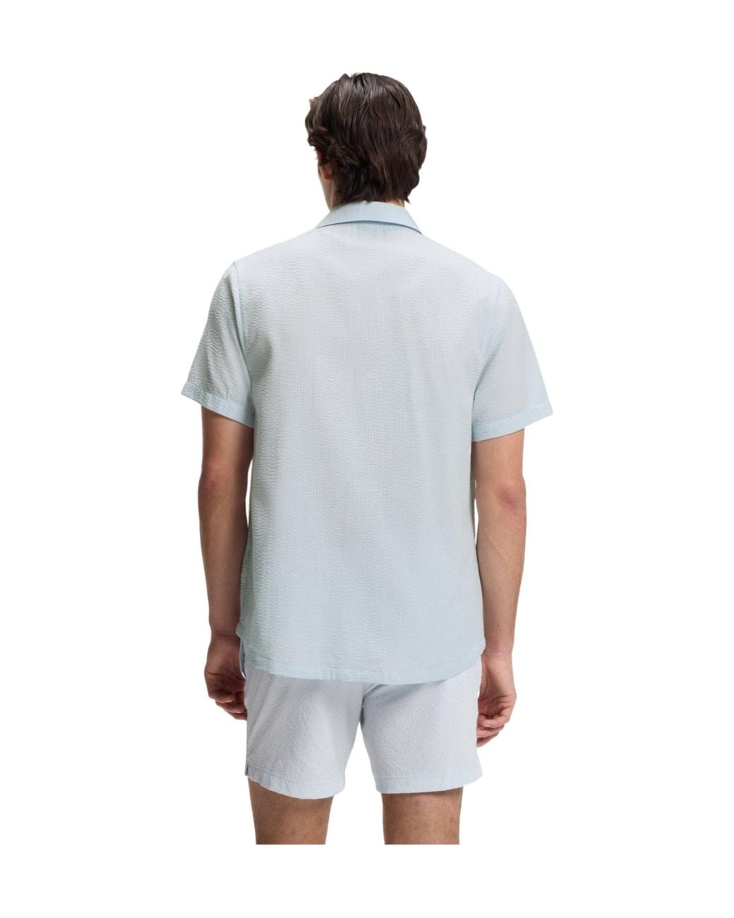 Boss White Oversized Shortsleeve Shirt for men