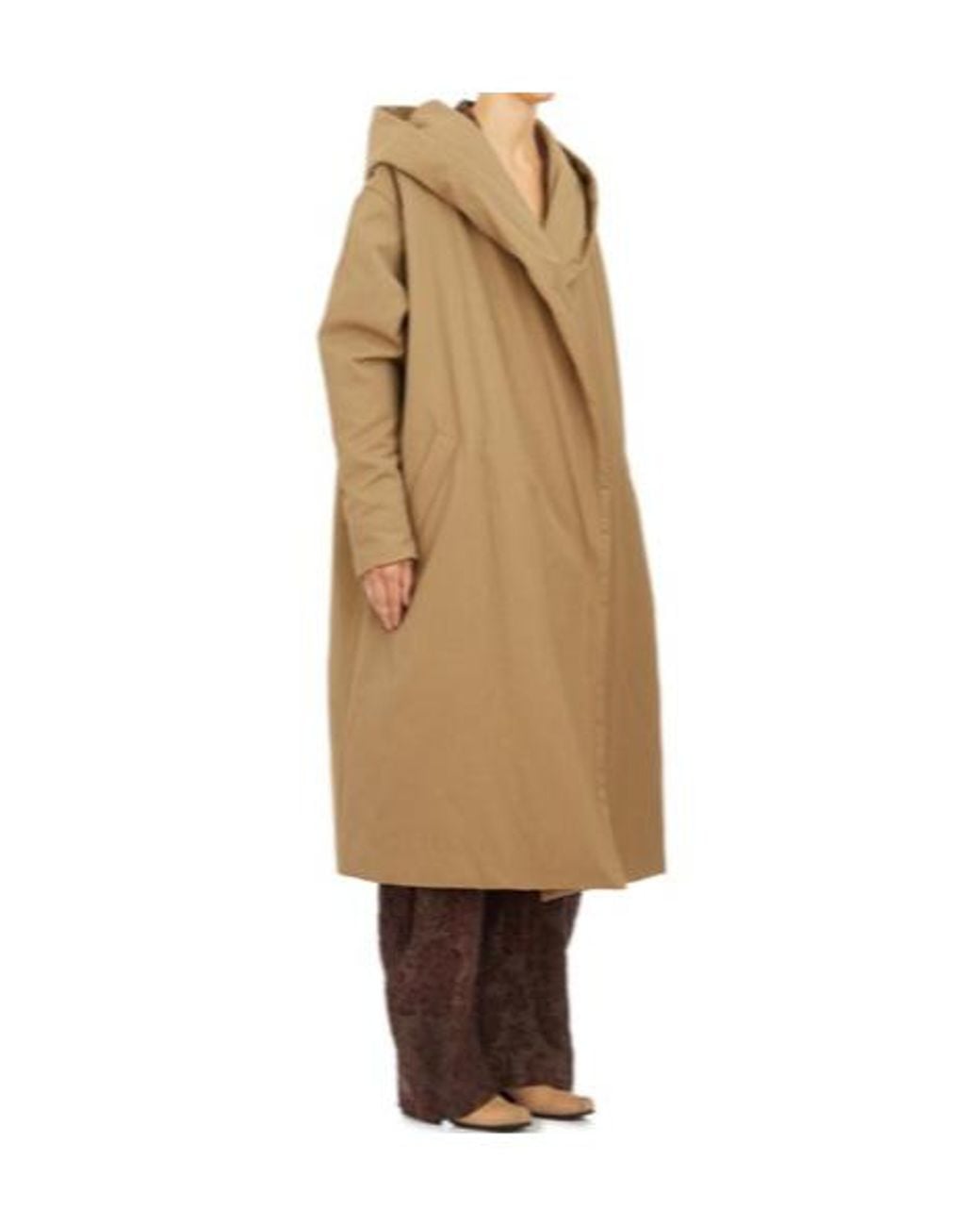 Uma Wang Natural Long-Sleeved Cardigan Coat