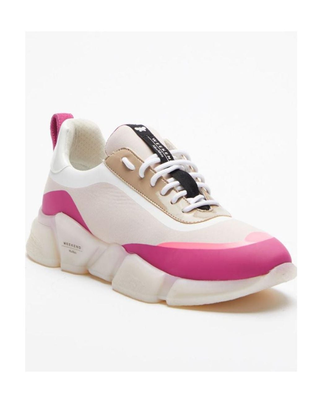 Weekend by Maxmara Pink Chunky Low-Top Sneakers