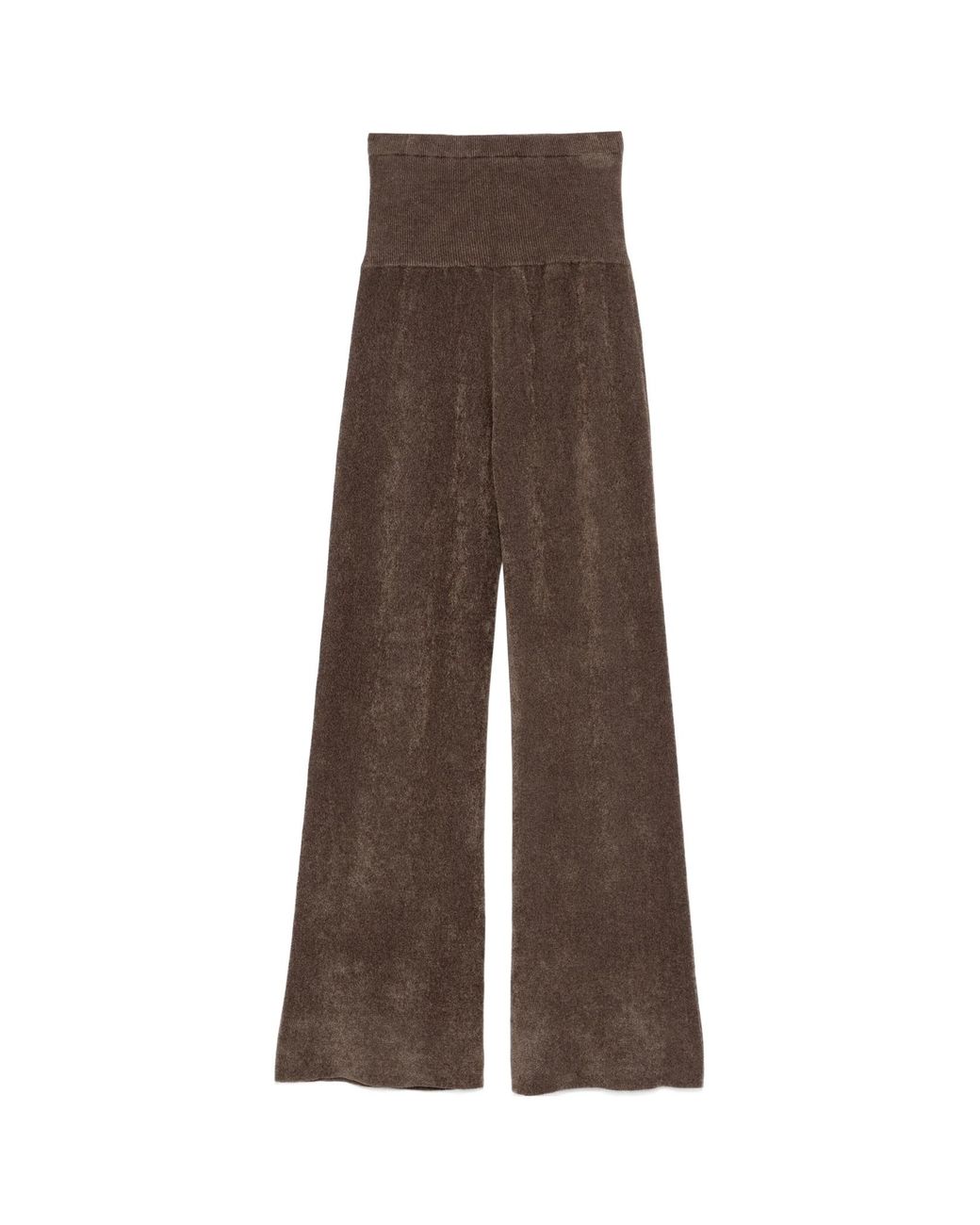 AYA MUSE Brown Knitte Trousers