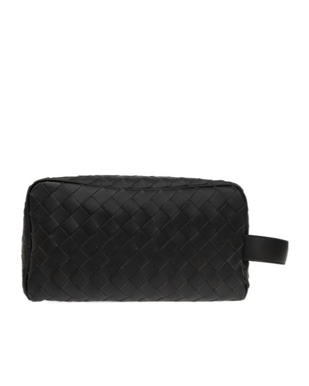 Bottega Veneta Black Intrecciato Travel Pouch for men