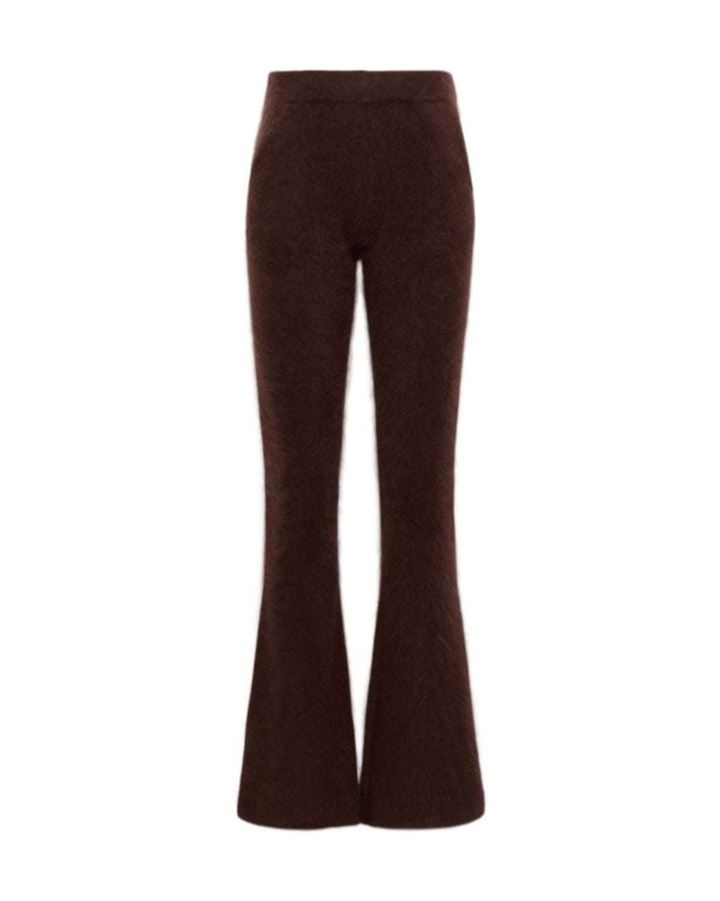 Dorothee Schumacher Brown Fluffy Statement Pants