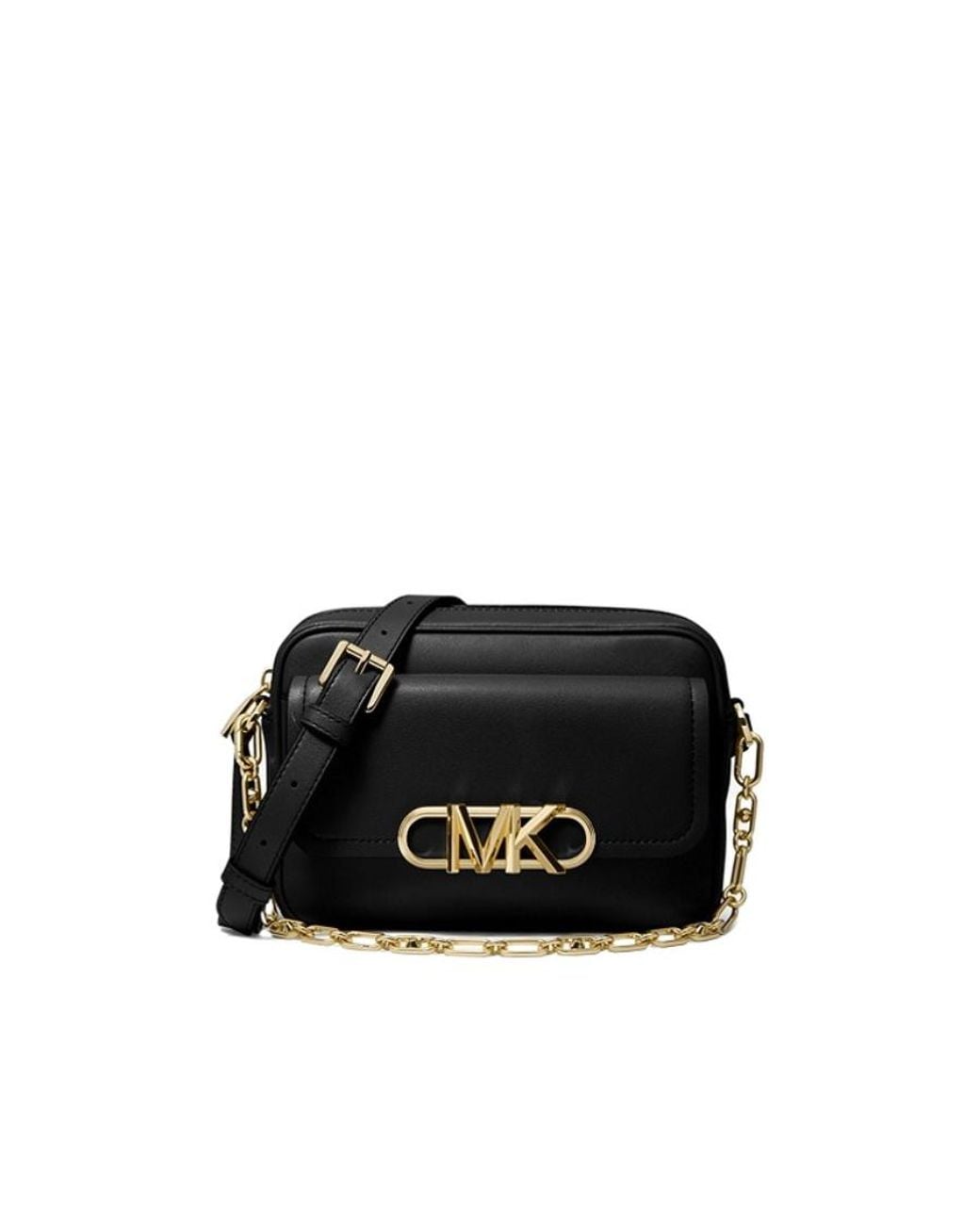 MICHAEL Michael Kors Black Parker Medium Crossbody Bag