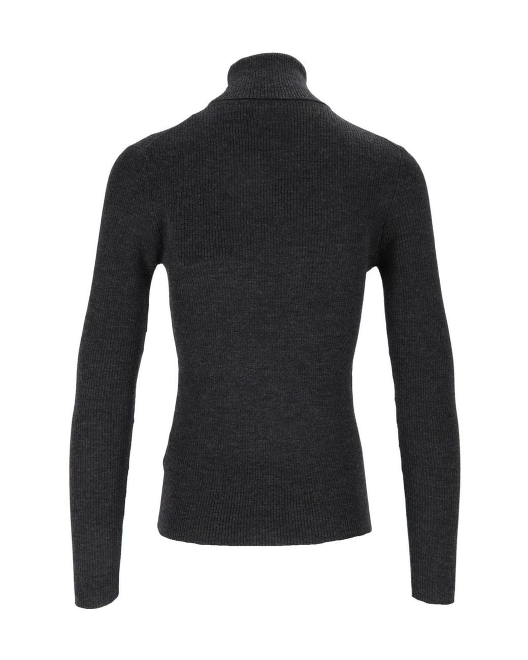 Mc2 Saint Barth Black High Neck Jumper