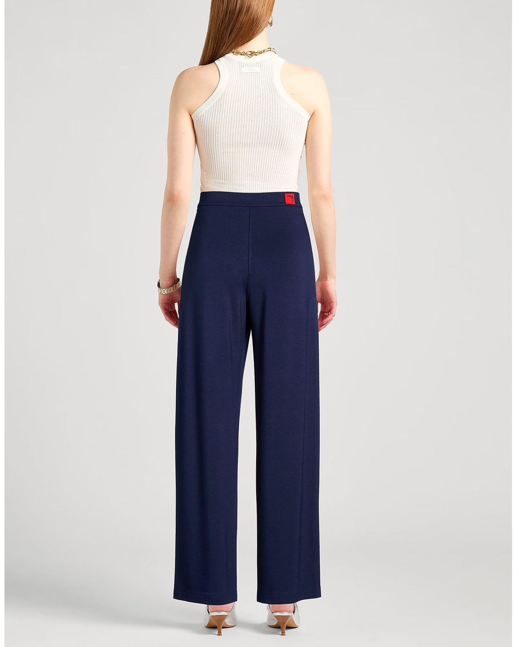 MAX&Co. Blue Wide-Leg Trousers