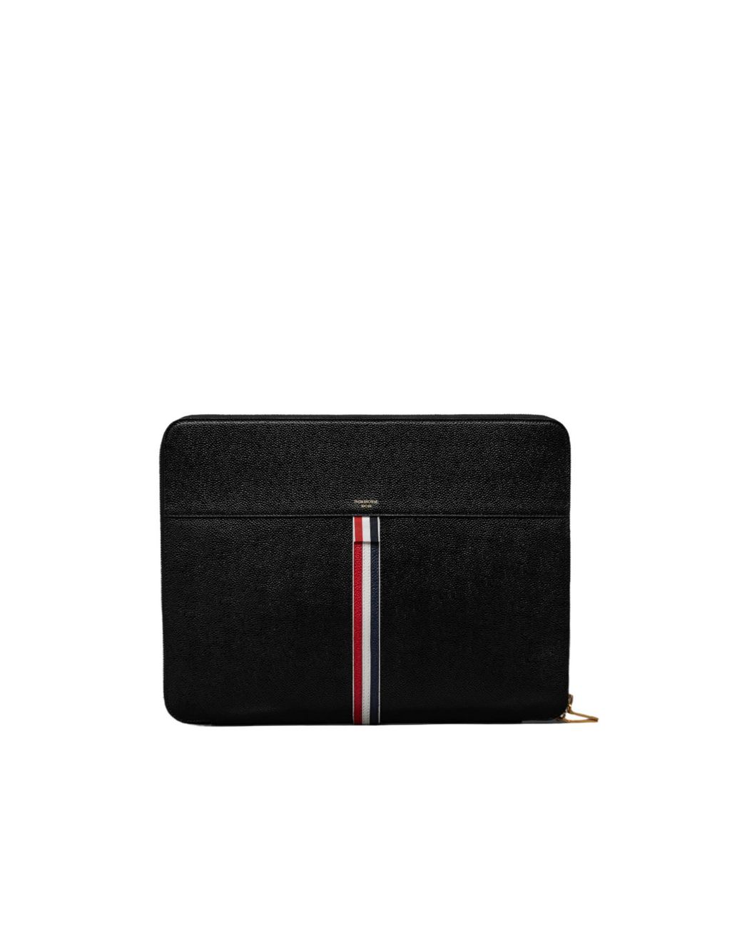 Thom Browne Black Leather Wallet for men