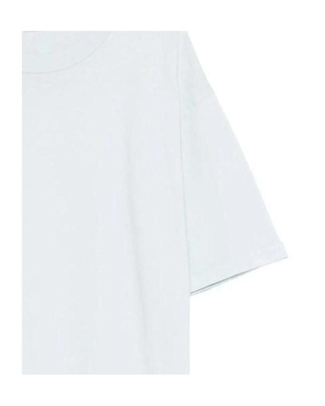 Haikure White Crewneck Short-Sleeved T-Shirt