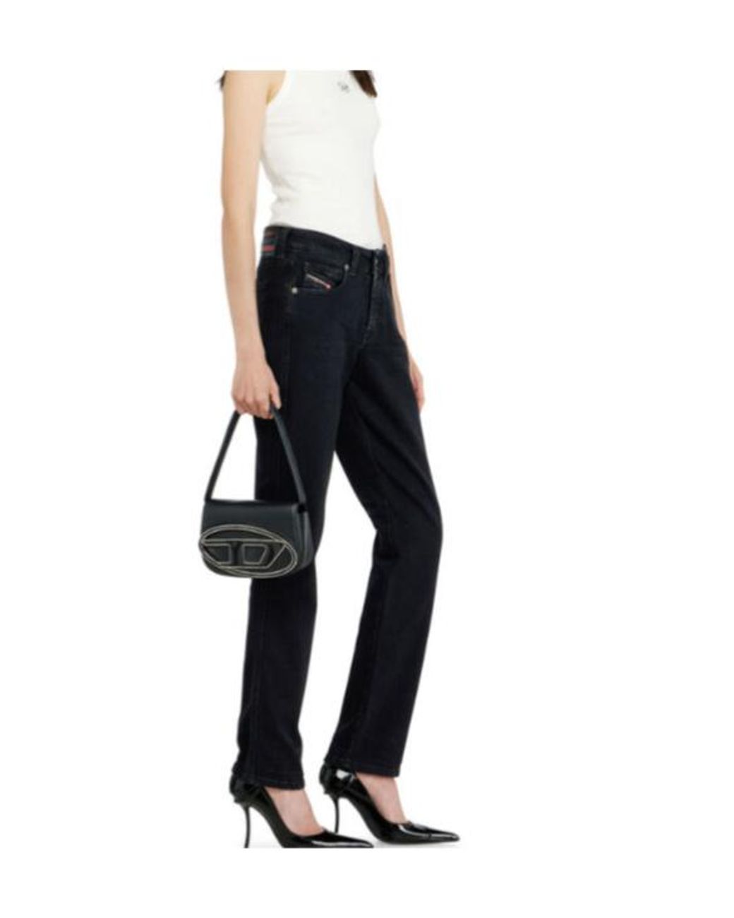 DIESEL Black 1992 D Jiann Straight-Leg Jeans