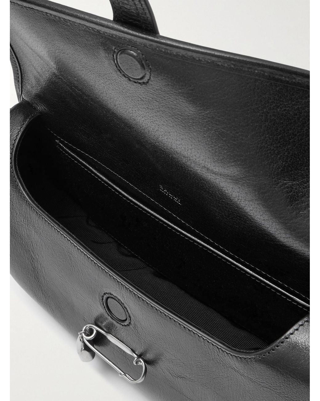 Bally Black Pin-Decorated Bag