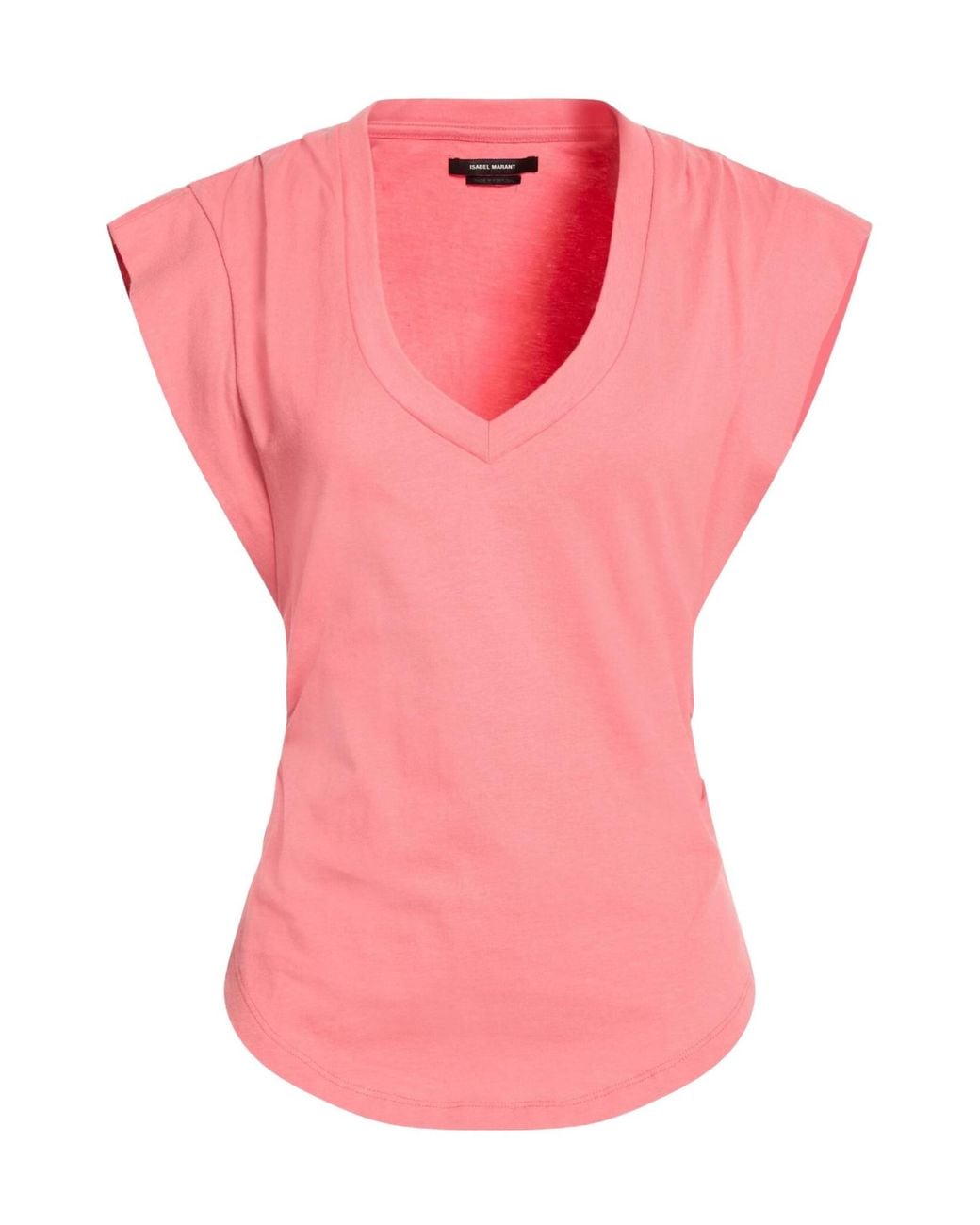 Isabel Marant Pink Coral T-Shirt Cotton