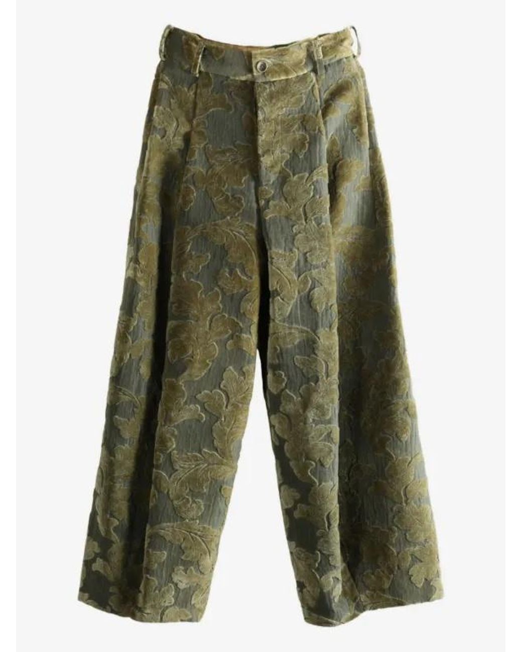 Uma Wang Green Paw Pants