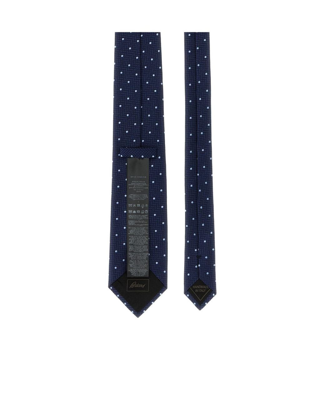 Brioni Blue Jacquard Tie for men