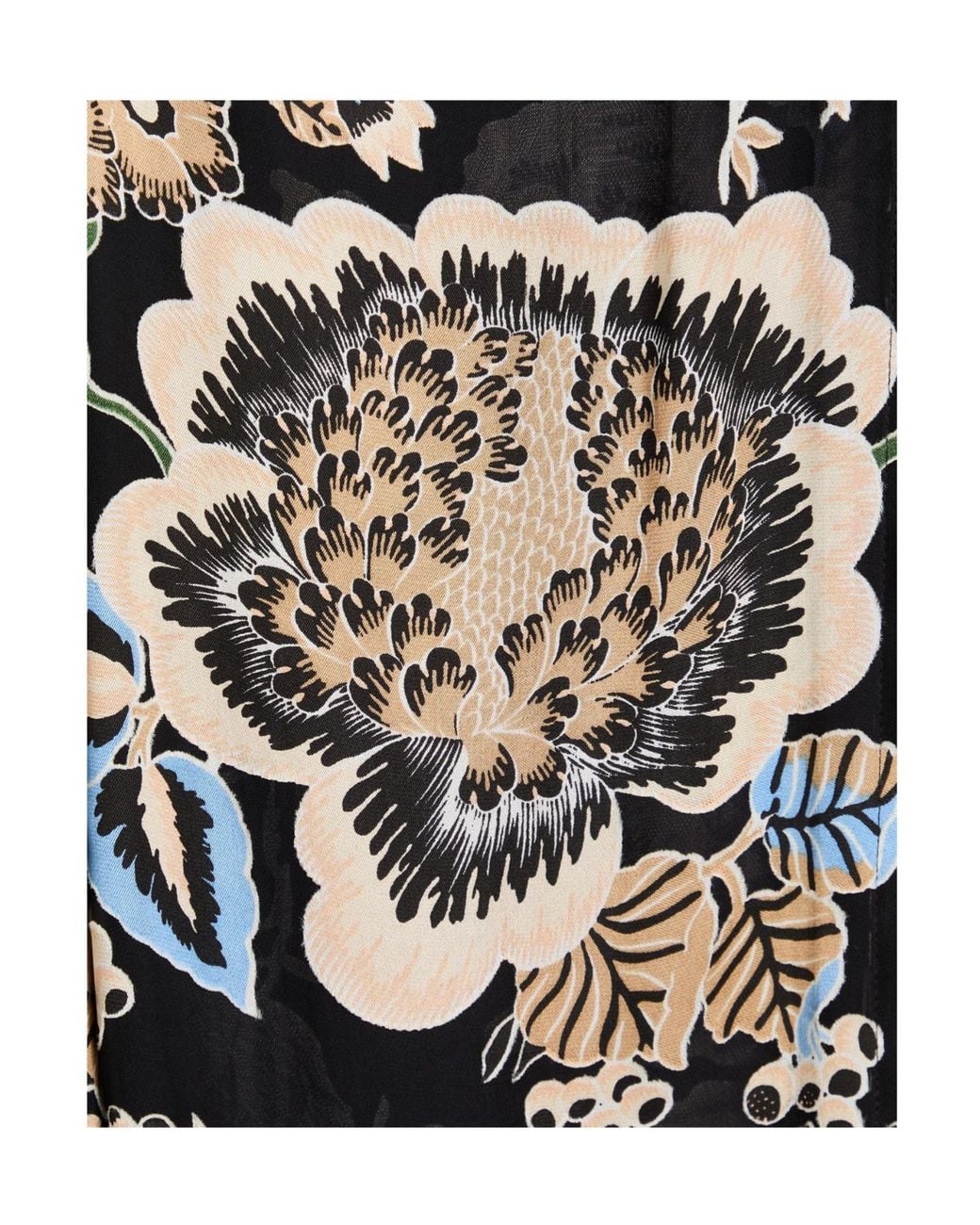 Tory Burch Black Patterned Shirts