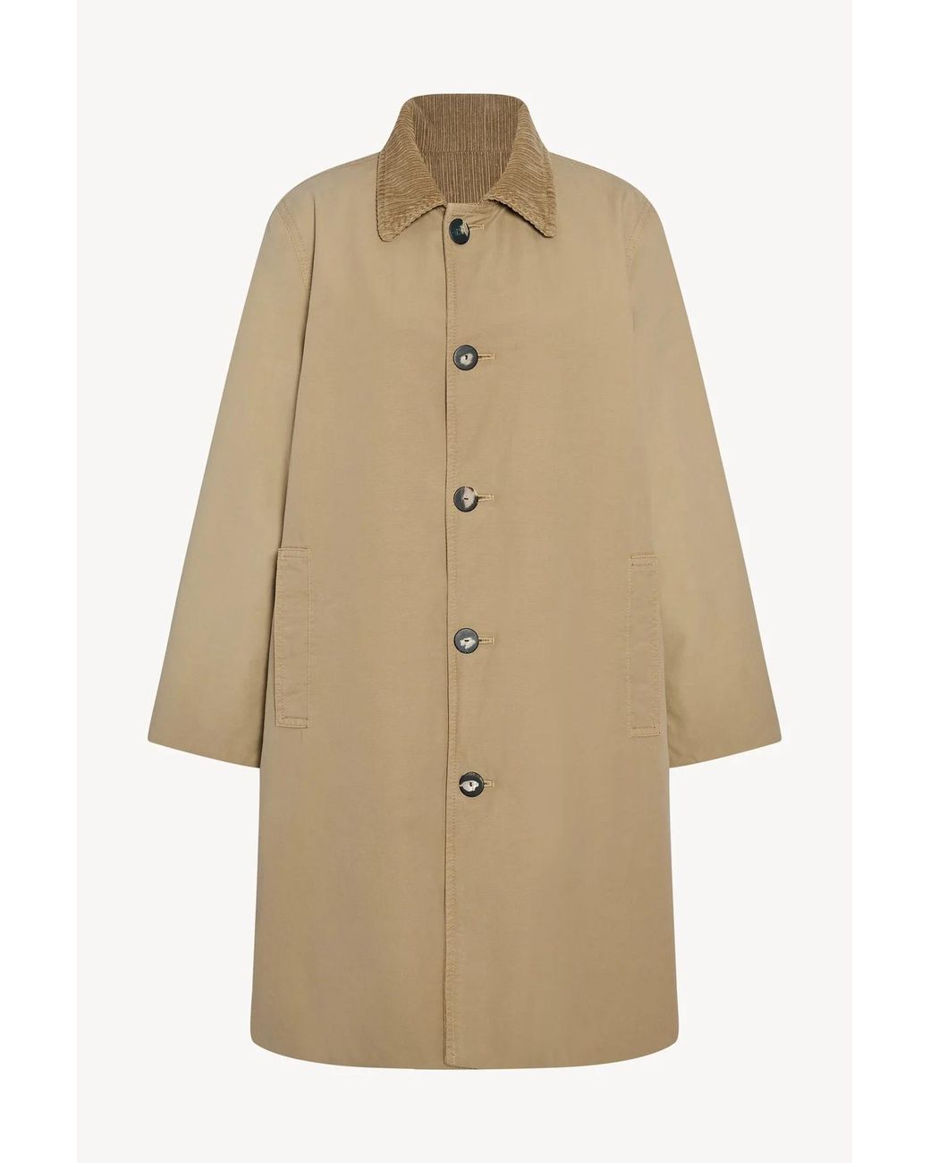 The Row Natural Long-Sleeved Coat