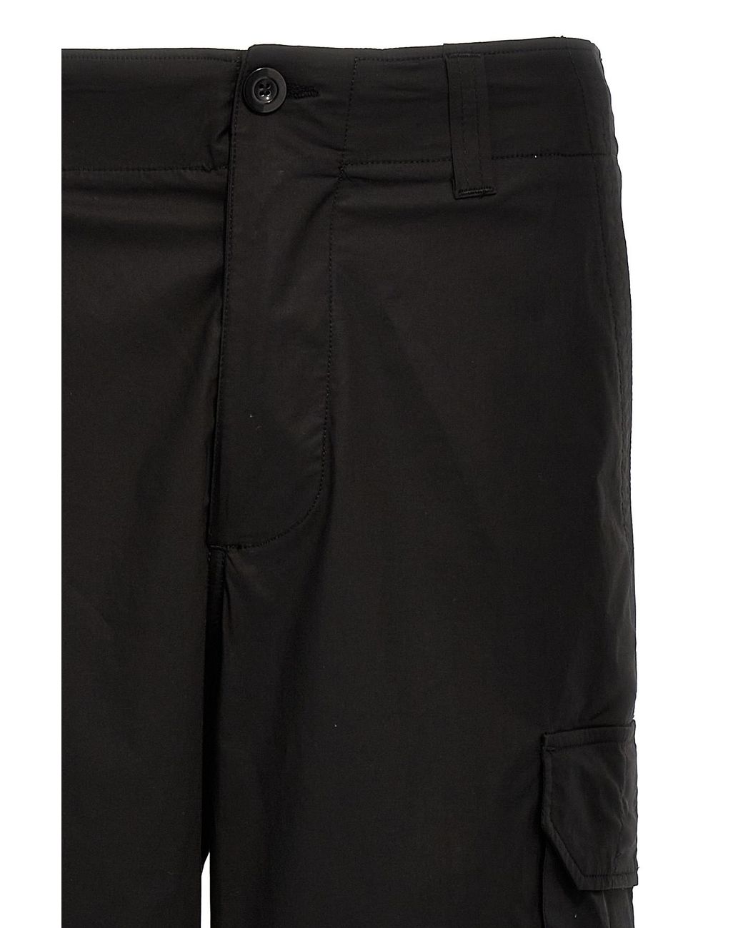 Department 5 Black Fleet Utility Trousers for men