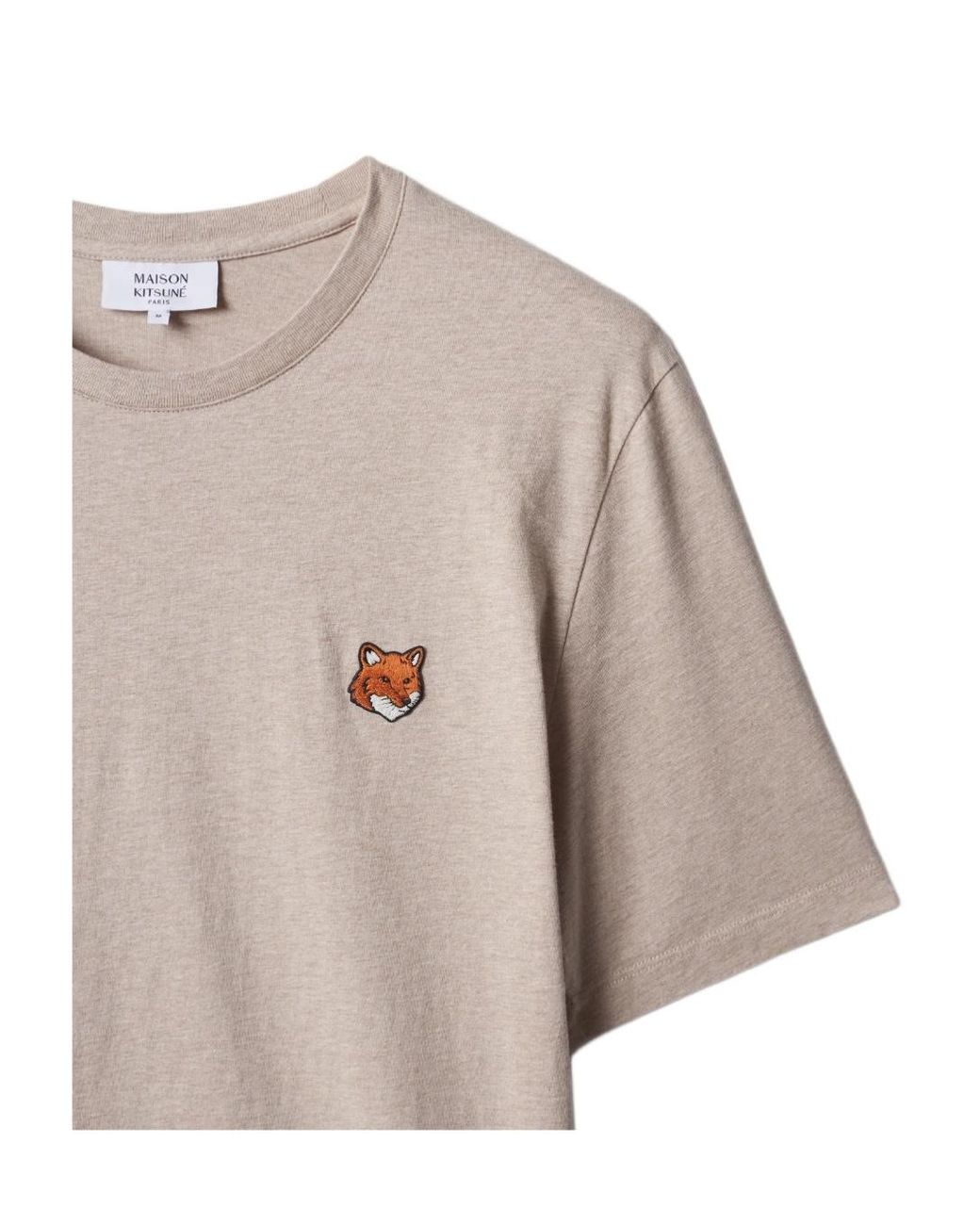 Maison Kitsuné Natural Fox Head T-Shirt for men