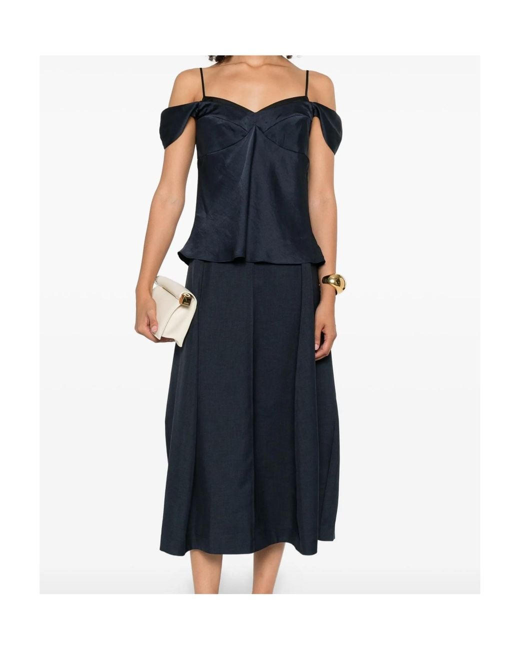 Theory Blue Spaghetti Strap Vest