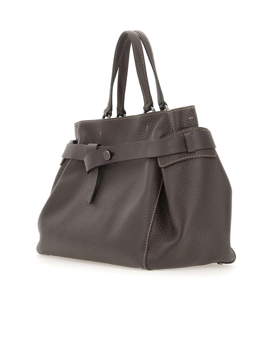 Gianni Chiarini Brown Miranda Belted Tote Bag