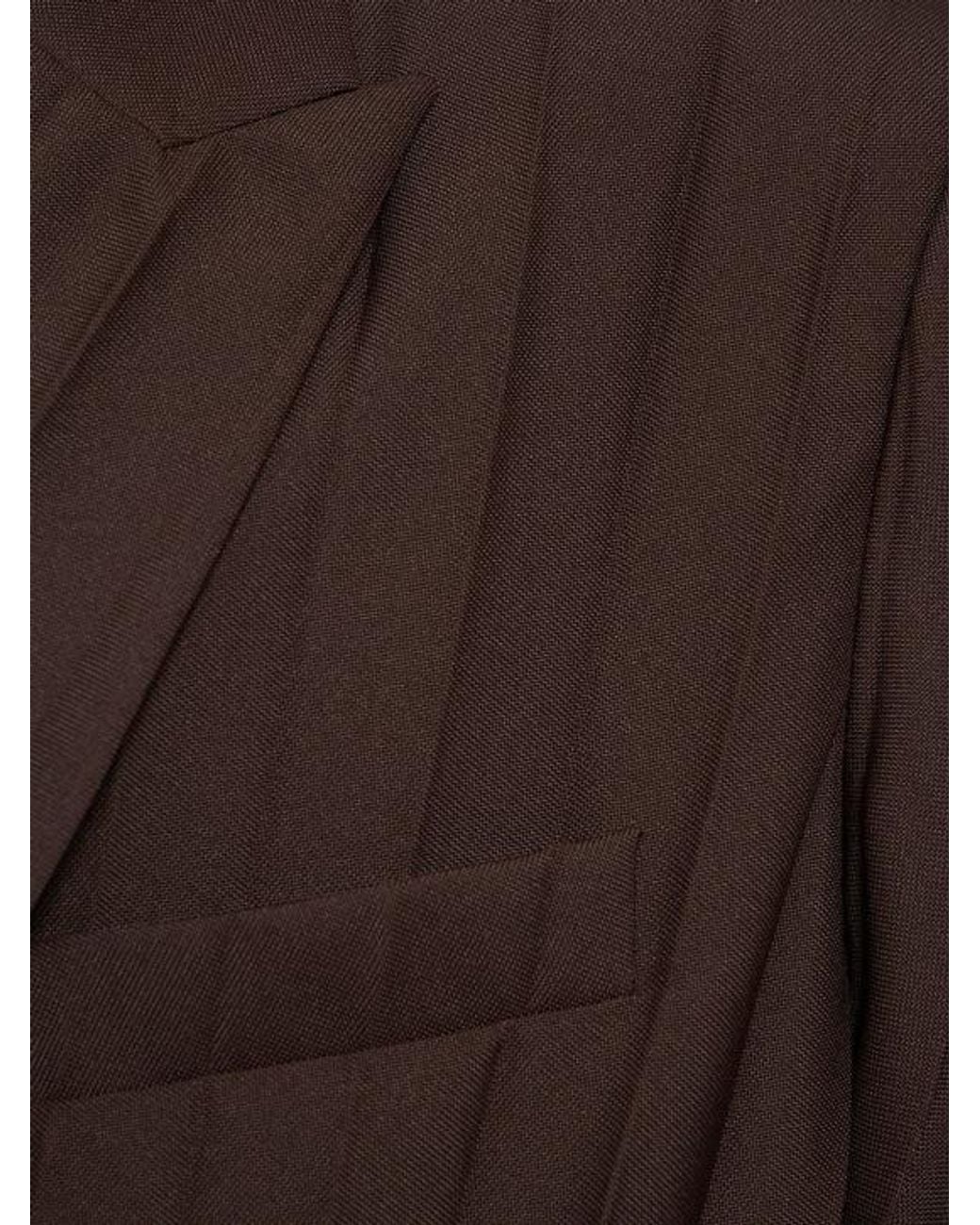 Valentino Brown Double-Breasted Blazer for men