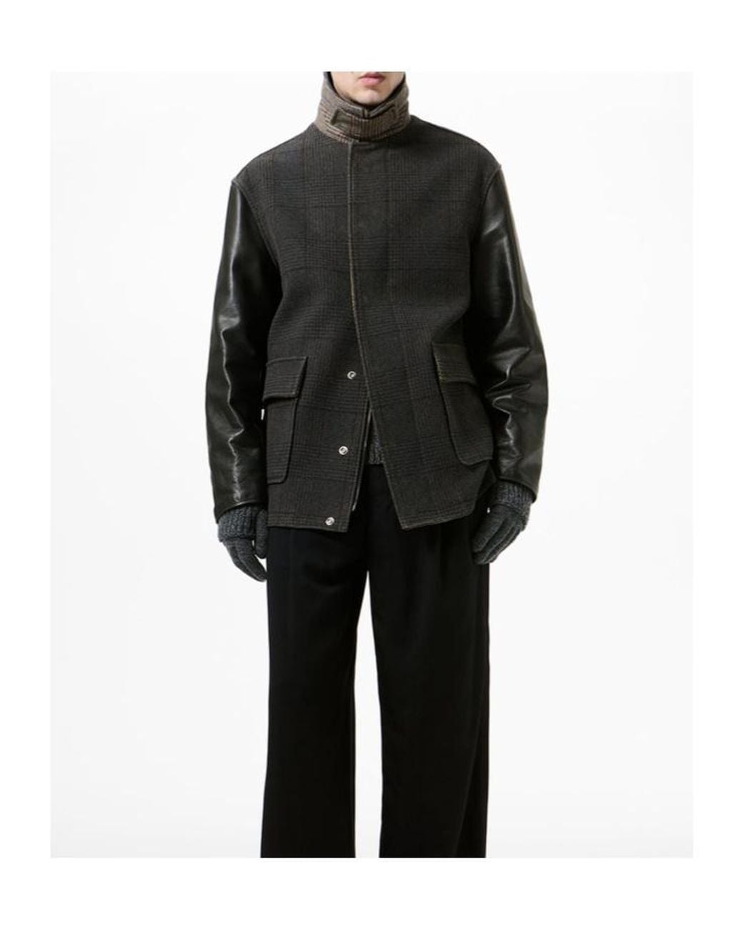 Our Legacy Black Long-Sleeve Casual Jacket for men