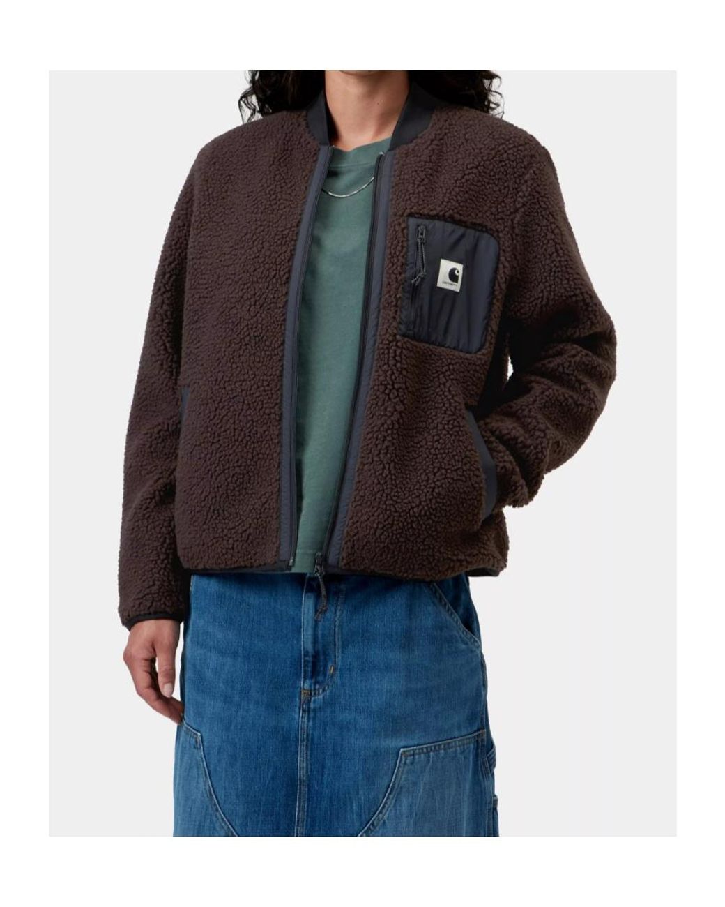 Carhartt Brown Palisander Janet Polyester Fleece Jacket