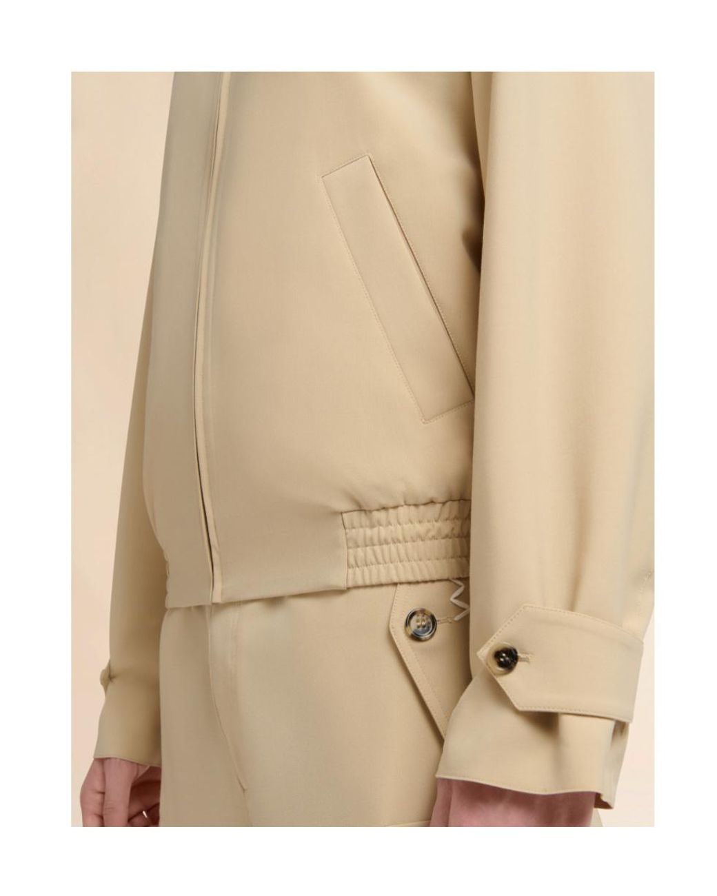 Marni Natural Logo Embroidered Jacket for men